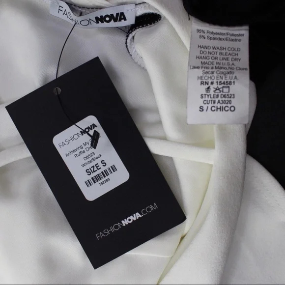 Fashion Nova Achieving My Goals Ruffle Dress Small - Picture 5 of 6